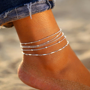 Women's Summer Anklet in 18K Gold Plated